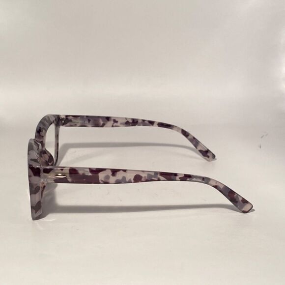 1329 Claudia 1.5 Grey Black Tortoise Oversize Reading Glasses Square Concave NWT - Picture 4 of 9